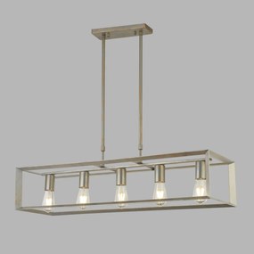 Lustra suspendata stil industrial Heaton 5L 2415-5SI SRT