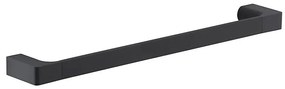 Suport de perete pentru prosoape Gedy PIRENEI 6,6x45 cm negru mat