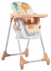 Scaun de masa premium pentru copii si bebe NOVOKIDS™ Kimchi Baby, 6 trepte de inaltime,Pliabil , Centura de siguranta 5 puncte, Spatar reglabil in 3