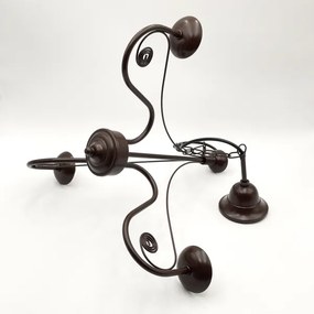 Lustră pe lanț Brilagi COTTAGE 3xG9/40W/230V maro/alb