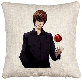 Perna Decorativa Canapea cu Death Note SV, 40x40 cm, Cu fermoar