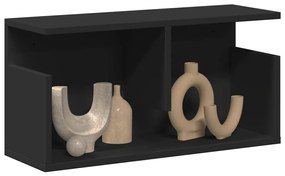 vidaXL Dulap de perete, negru, 60x20x30 cm, lemn prelucrat