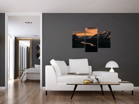 Tablou - Lac între munți (90x60 cm)