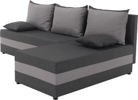 Set de canapea universal, gri/gri deschis, PAGI COLţ UNI