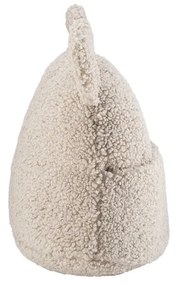 Pernă decorativă pentru copii maro deschis din țesătură bouclé Teddy Pouch – Wigiwama