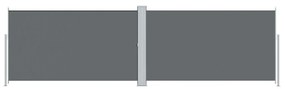 Copertina laterala retractabila, antracit, 180x600 cm Antracit, 180 x 600 cm
