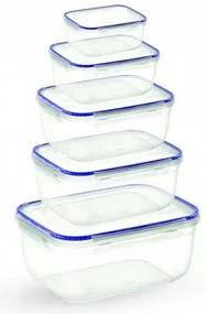 Set de cutii cu capac Frigo, 5 buc.