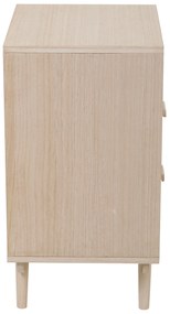 Comoda din MDF cu impletitura din ratan 42x36 cm