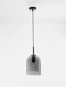 Lustra, Pendul modern Velor fumuriu 18cm