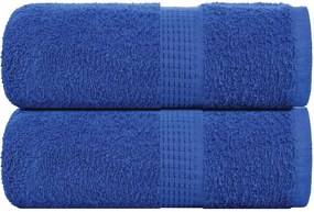 vidaXL Prosoape de baie, FROGN, 2 buc., albastru, 30x30 cm, 360 g/m²