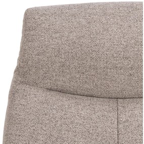 Fotoliu bej de relaxare cu tapițerie din țesătură bouclé London – Actona