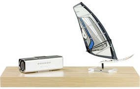 Raft de perete STILISTA Volato - culoarea lemnului deschis 110 cm