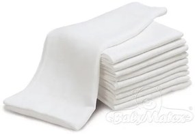Scutece din bumbac, alb, set 20 buc., 70 x 80 cm