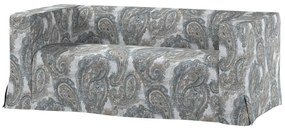 Husă canapea Klippan cu 2 locuri, lungă, cu pliuri contrastante