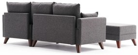 Canapea extensibilă de colț Bella Mini Corner Sofa Right - Anthracite