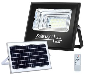 Proiector LED solar dimabil LED/25W/3,2V IP67 Aigostar + telecomandă