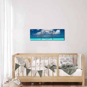 Tablou cu mare (cu ceas) (90x30 cm)