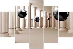 Tablou - Minge între stâlpi (150x105 cm)