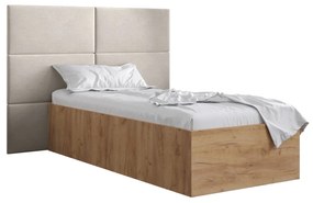 Zondo Pat de o persoană cu tăblie tapițată 90 cm. 1045902