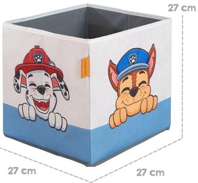 Organizatoare de jucării pentru copii 2 buc. din material textil 27x27x27 cm Paw Patrol – Roba