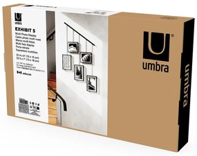 Rame negre de agățat din metal 5 buc 66x69 cm Exhibit – Umbra