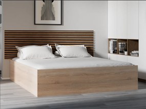 Panou decorativ cu lamele TIMBER, decor stejar Dimensiuni: 200 x 60 cm