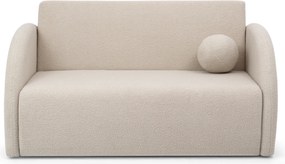 Canapea extensibilă Nubi trei locuri 140 cm cu ladă de depozitare - boucle bej deschis Quelle 03