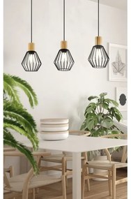 Lustră pe cablu Eglo 44094 PALMORLA 3xE27/60W/230V