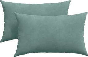 vidaXL Perne pentru canapea 2 pcs Verde Mării 50 x 30 cm