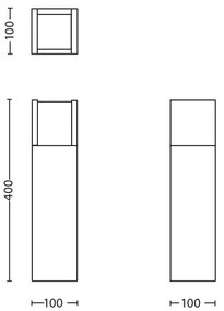 Lampă LED de exterior MYGARDEN ARBOUR 1xLED/6W/230V IP44 Philips 16462/93/16