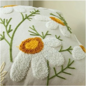 Husa de perna CHAMOMILE 45x45 cm, bej