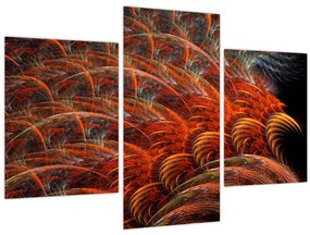 Tablou - Pene de imitație abstractă (90x60 cm)