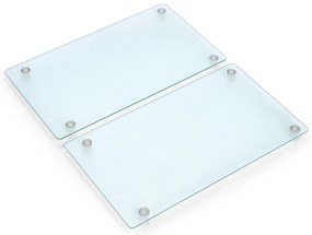 Plăci de protecție din sticlă pentru aragaz, tocătoare – 2 bucăți, ZELLER