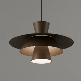 Lustru pe cablu PLATO 1xE27/15W/230V, maro