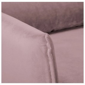 Fotoliu mov lavandă cu tapițerie din catifea Juli – Ropez