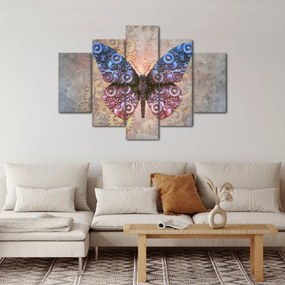 Tablou - Fluture steampunk (150x105 cm)