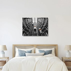 Tablou cu lift în clădire (70x50 cm)