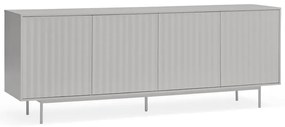 Comodă gri joasă 211x80 cm Sierra – Teulat