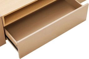 Comoda TV suspendata LOFT 160cm natur/ greige