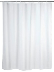 Perdea de duș Wenko Simplera, 180 x 200 cm, alb