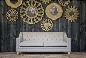 Oglinda decorativa din lemn tropical ALIXAN, 60cm 23925 VH