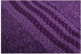 Set 4 prosoape din bumbac Rainbow Violet, 50 x 90 cm, violet
