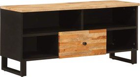 vidaXL Cabinet TV cu sertar Maro 100 x 33 x 46 cm Lemn de mango solid
