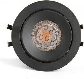 Spot LED incastrat directionabil IP44 KIVI negru 7W 3000K