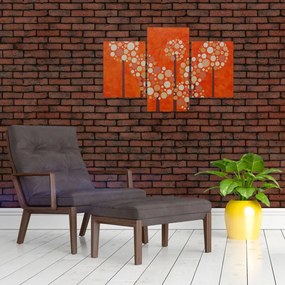 Tablou - Pădurea portocalie (90x60 cm)