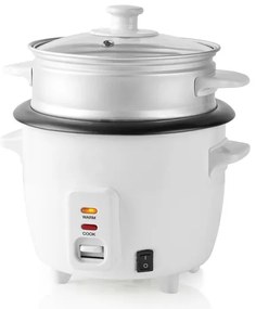 Aparat de gătit orez 300W/230V 0,6l alb Nedis KARC06WT