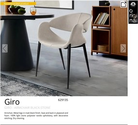 Scaun dining design elegant Giro