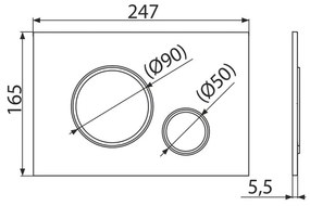 Set vas wc suspendat rimless cu capac soft close Alice, rezervor incastrat si clapeta alba Alcaplast