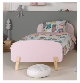 Pat pentru copii Vipack Kiddy, 200 x 90 cm, roz