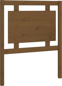 vidaXL Tăblie de pat, maro miere, 80,5x4x100 cm, lemn masiv de pin